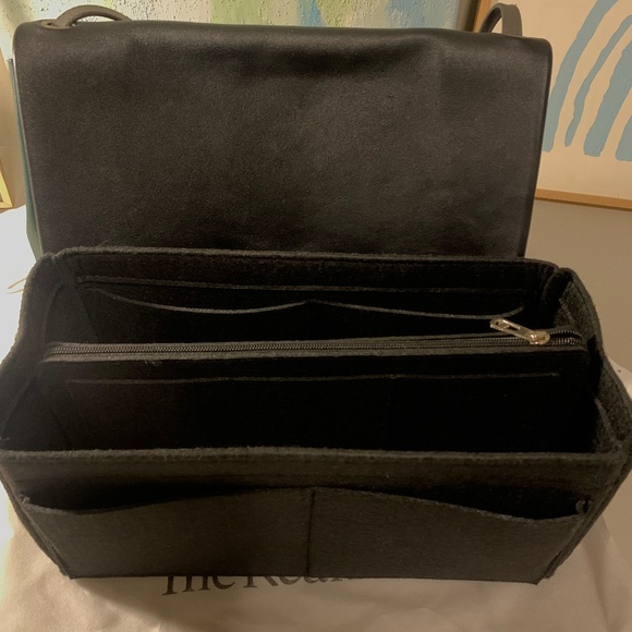 Celine $2500 all soft bag in forest green, black and grey - Picture 14 of 14